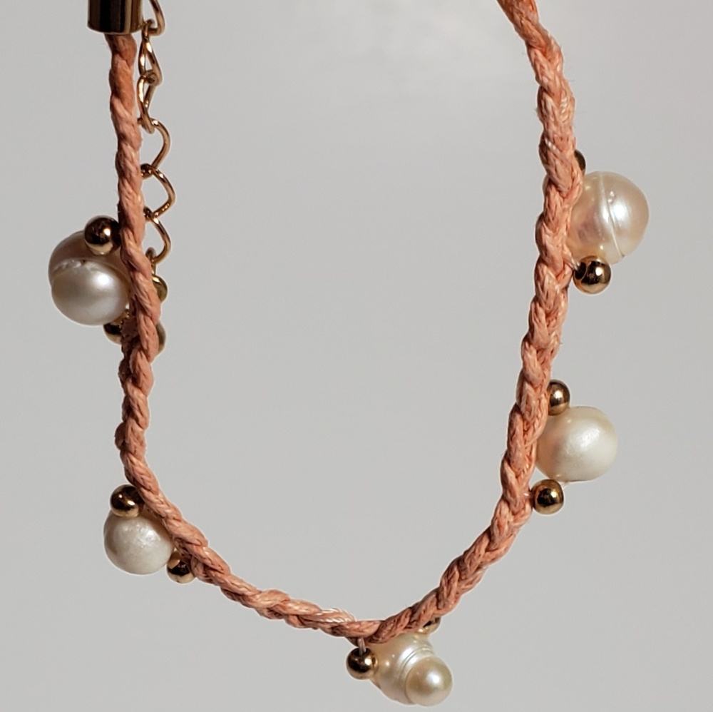 🧜‍♀️ Braided Culture Pearl Bracelet